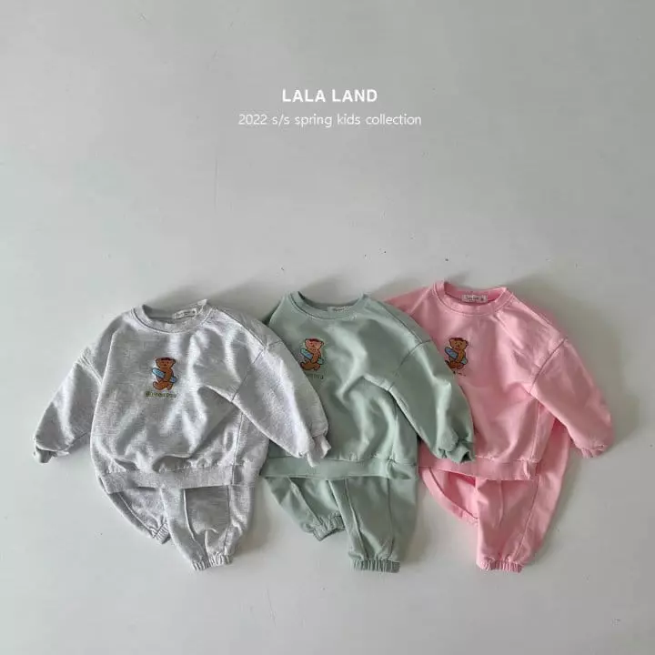 Lalaland - Korean Children Fashion - #prettylittlegirls - Bagguette Bear Sweatshirt - 3