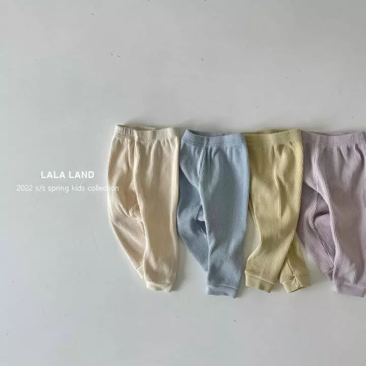 Lalaland - Korean Children Fashion - #prettylittlegirls - Wafflw Loose Leggings