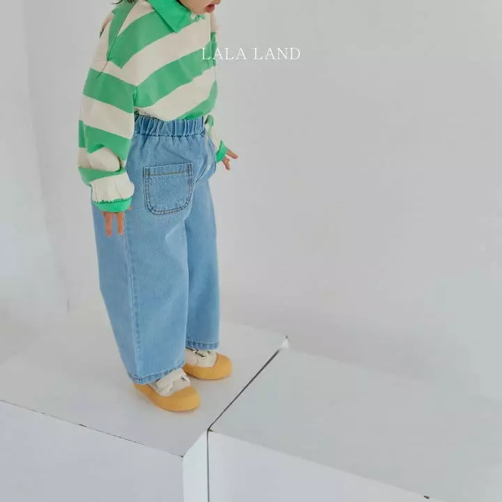 Lalaland - Korean Children Fashion - #prettylittlegirls - Dengo Button Jeans - 12