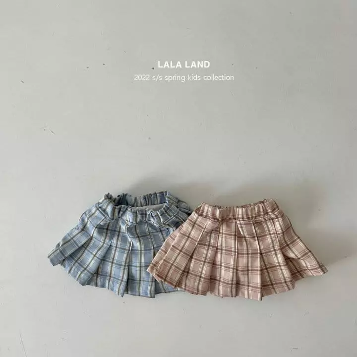 Lalaland - Korean Children Fashion - #prettylittlegirls - Arino Check Skirt - 3