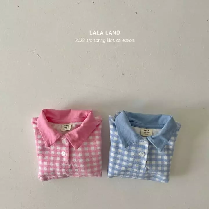 Lalaland - Korean Children Fashion - #prettylittlegirls - Tery Collar Tee