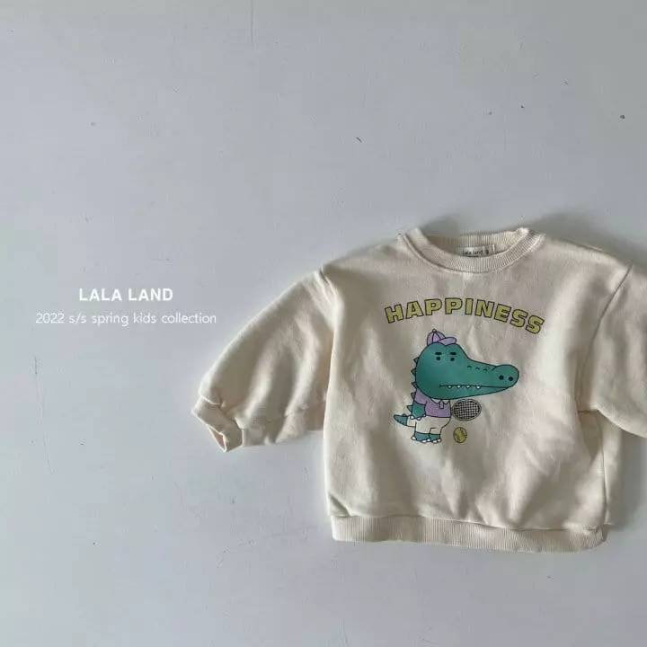 Lalaland - Korean Children Fashion - #prettylittlegirls - Crocodile Sweatshirt - 6