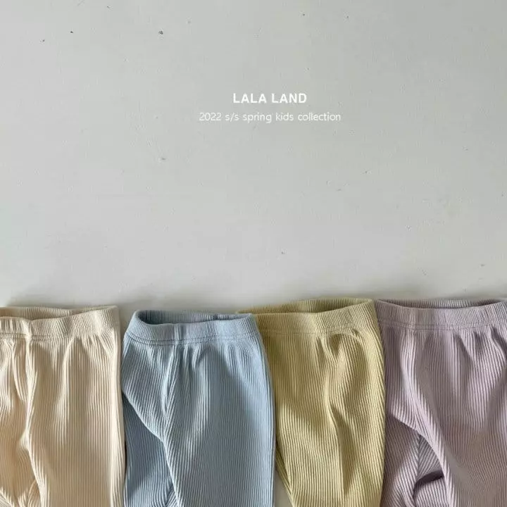 Lalaland - Korean Children Fashion - #todddlerfashion - Wafflw Loose Leggings - 2