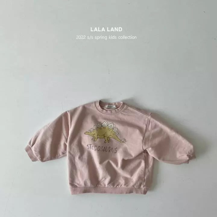 Lalaland - Korean Children Fashion - #todddlerfashion - Dino Sweatshirt - 12