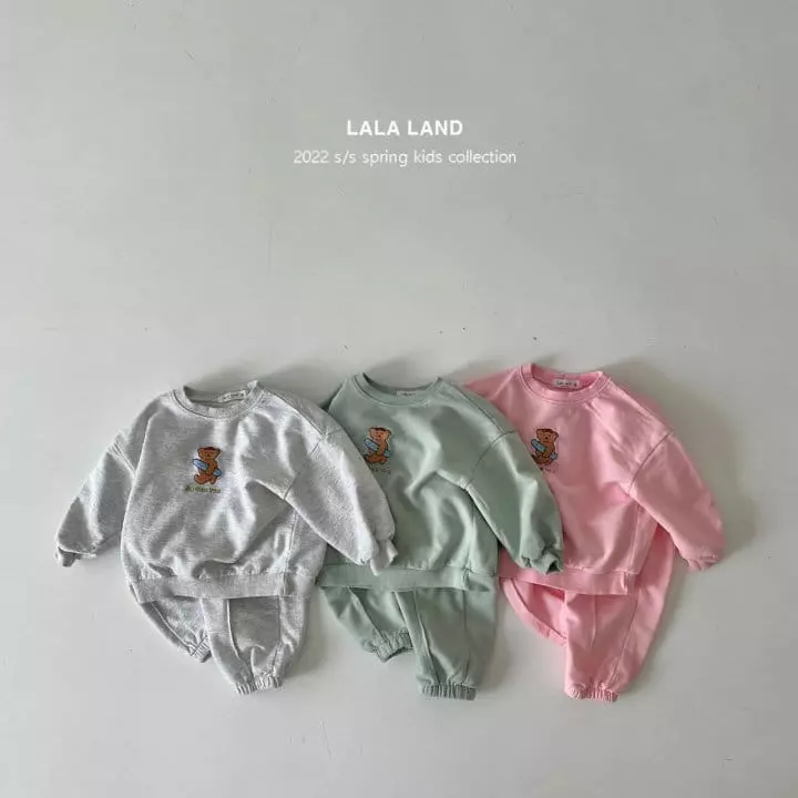 Lalaland - Korean Children Fashion - #toddlerclothing - Bagguette Bear Sweatshirt - 5