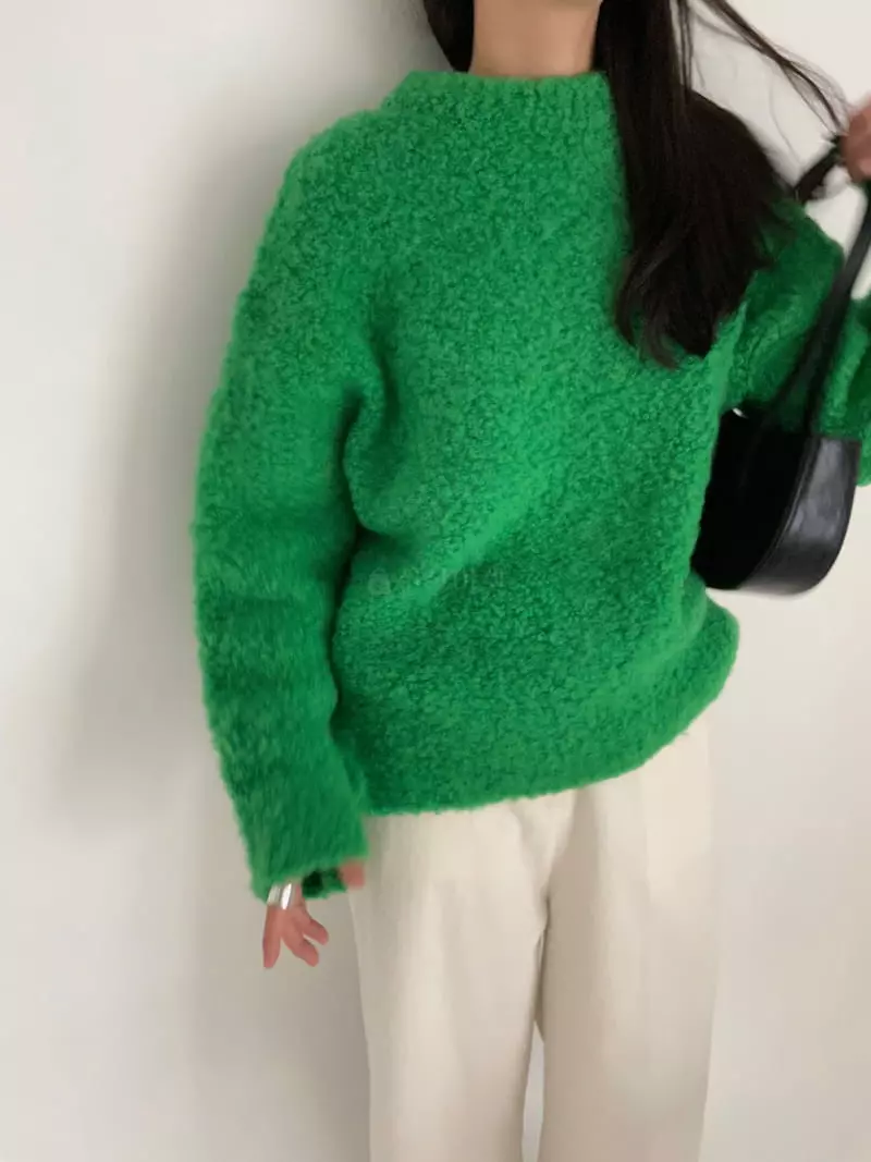 Lavi - Korean Women Fashion - #momslook - Vivid Knit Tee - 2