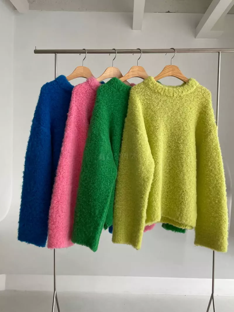 Lavi - Korean Women Fashion - #womensfashion - Vivid Knit Tee - 4