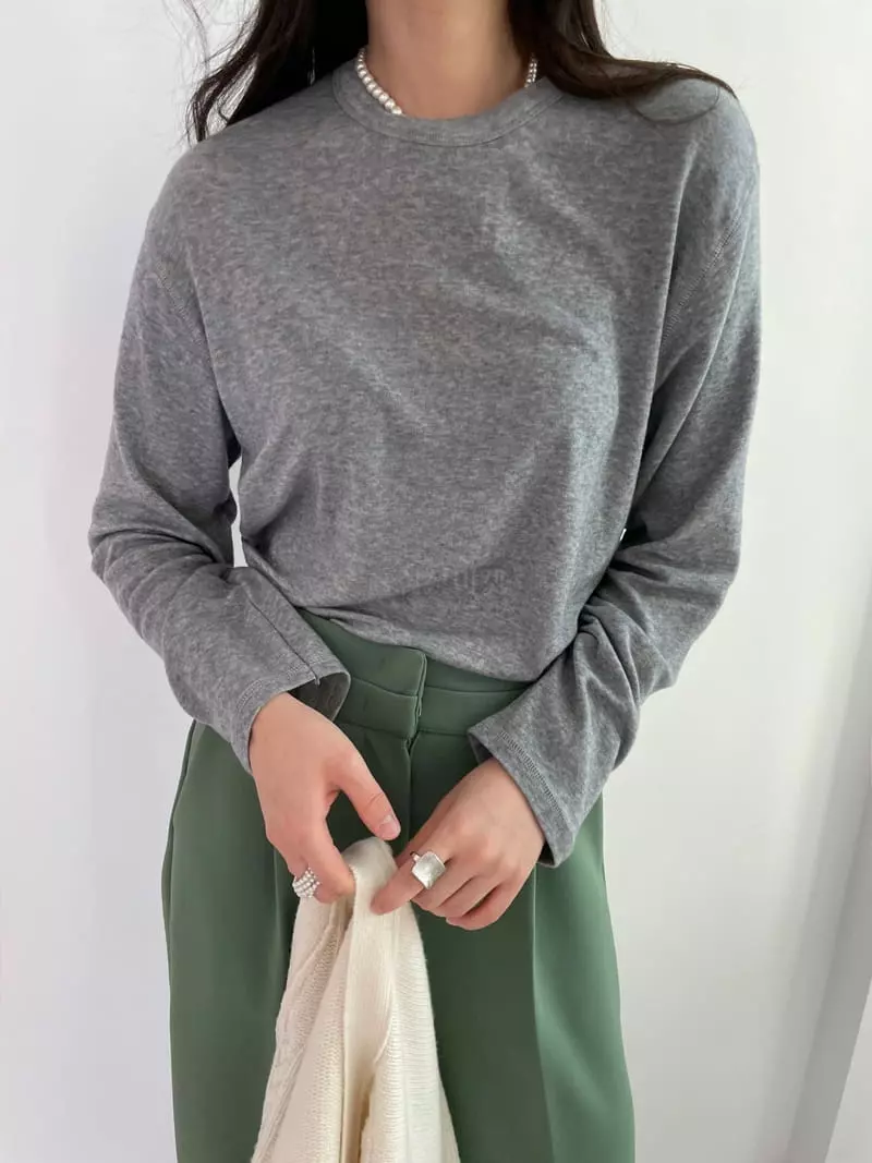 Lavi - Korean Women Fashion - #momslook - Like Round Tee