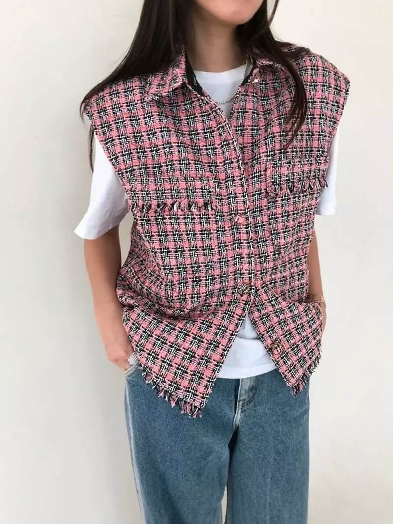 Lavi - Korean Women Fashion - #momslook - Tweed Jacket - 2