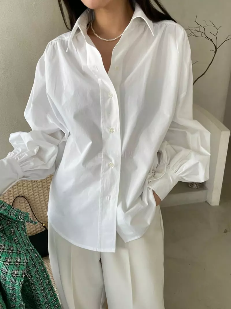 Lavi - Korean Women Fashion - #momslook - Puff Knit Tee - 3
