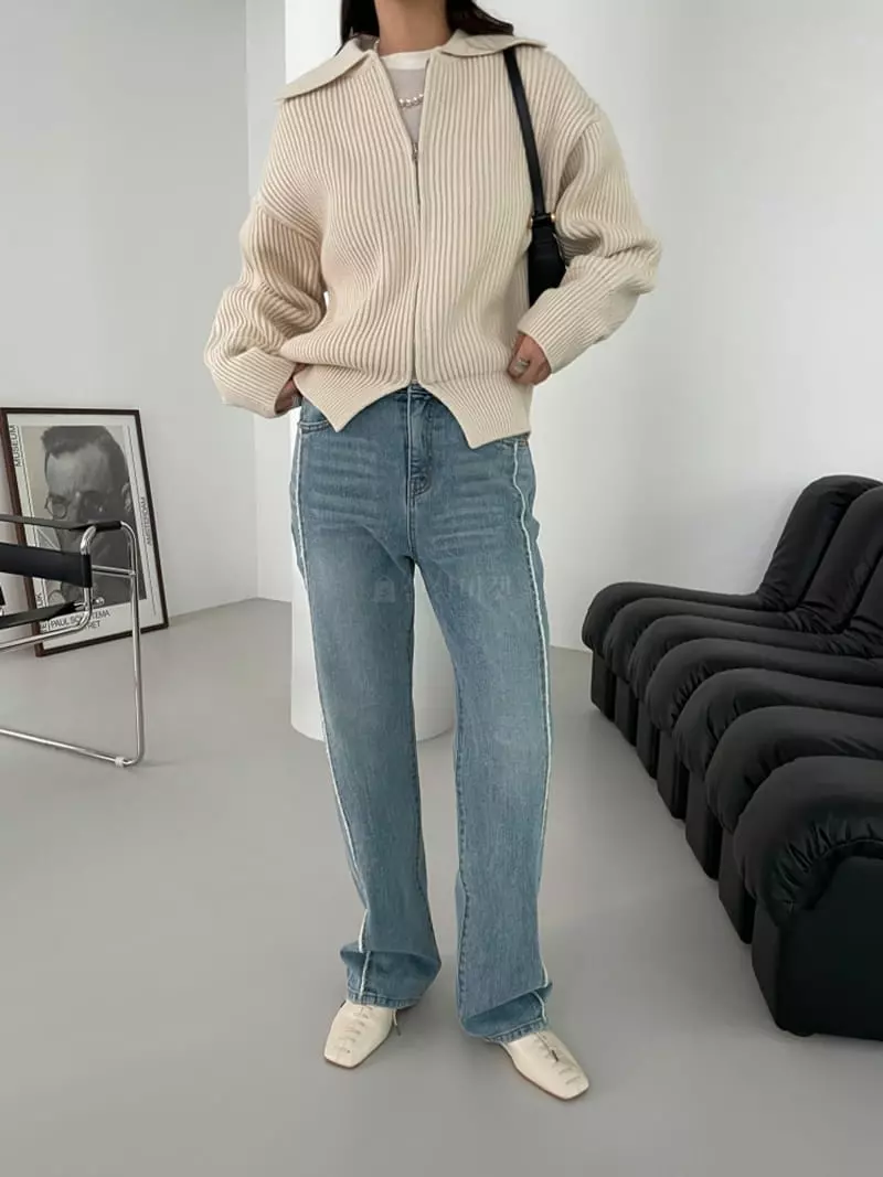 Lavi - Korean Women Fashion - #romanticstyle - Cut Jeans - 2