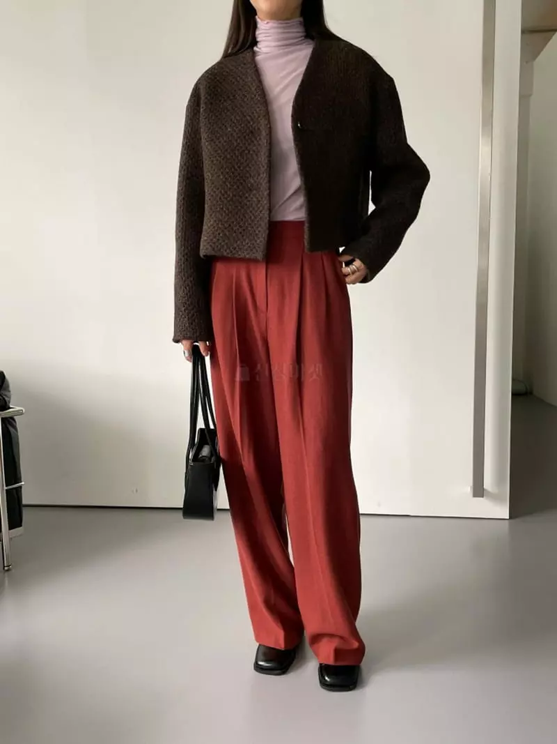 Lavi - Korean Women Fashion - #shopsmall - Waffle Shot Jacekt - 4