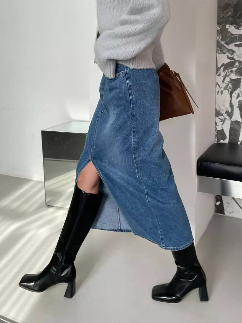 Lavi - Korean Women Fashion - #womensfashion - Open Skirt - 3
