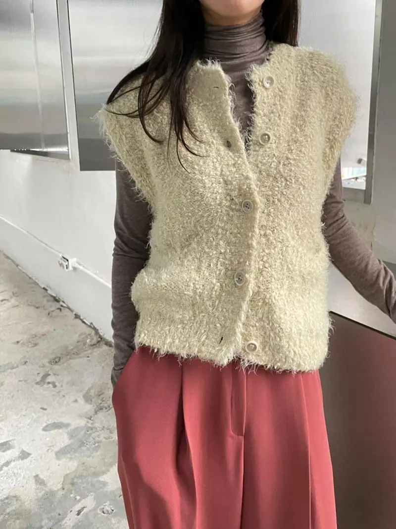 Lavi - Korean Women Fashion - #momslook - Popcorn Vest Jacket - 4