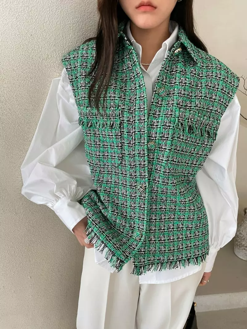 Lavi - Korean Women Fashion - #womensfashion - Tweed Jacket