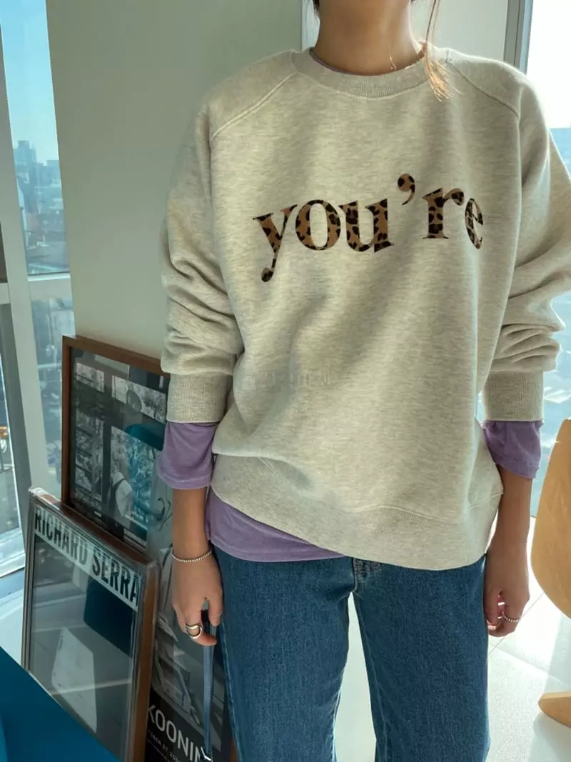 Lavi - Korean Women Fashion - #womensfashion - Leopard Fleece Sweatshirt - 2