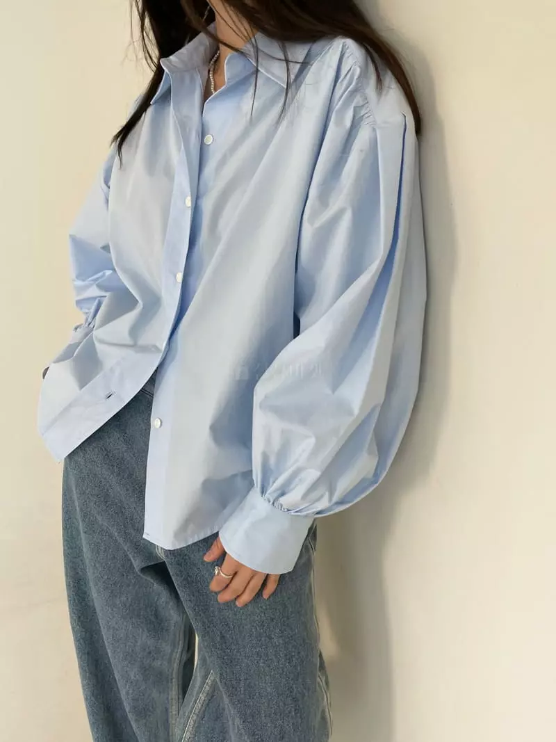 Lavi - Korean Women Fashion - #womensfashion - Puff Knit Tee - 2