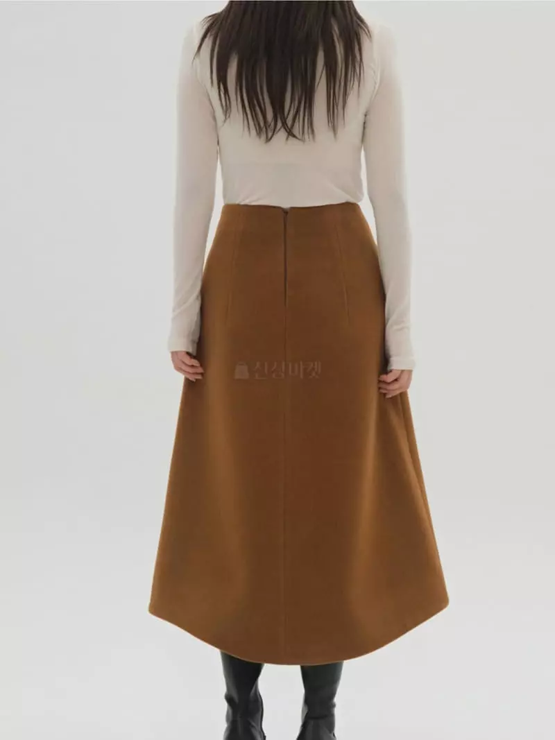 Le Moon - Korean Women Fashion - #momslook - Button Skirt