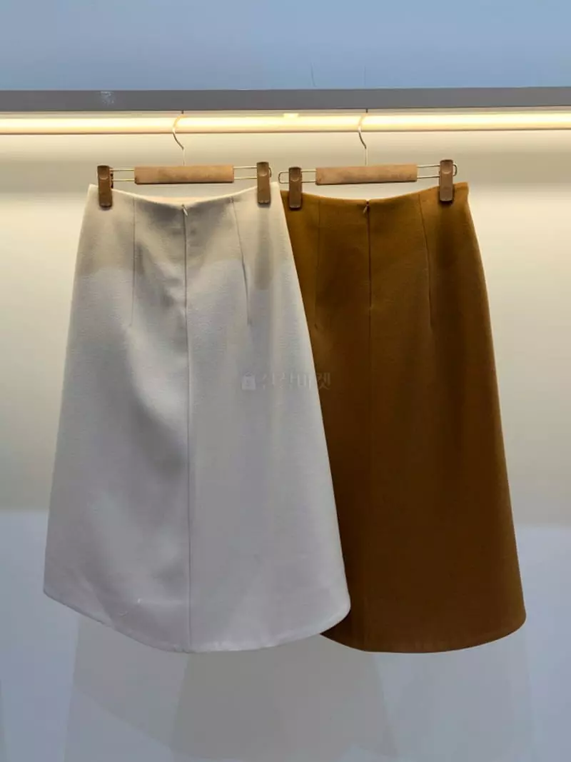 Le Moon - Korean Women Fashion - #momslook - Button Skirt - 4