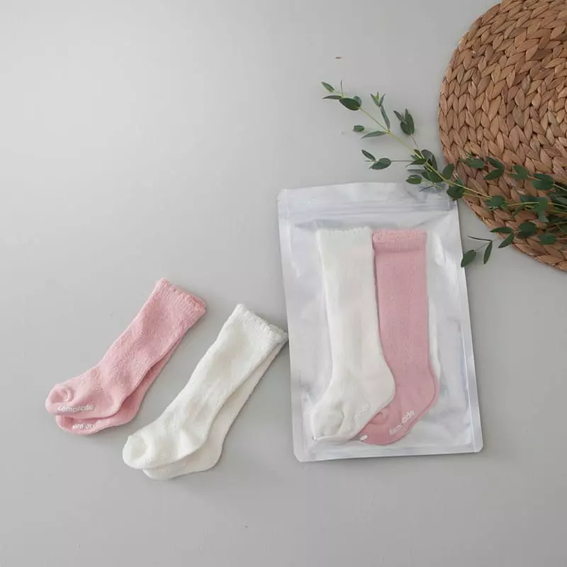 Lemonade - Korean Baby Fashion - #babyboutique - Eyelet Socks [set of 2] - 11