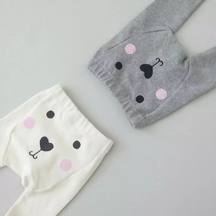Lemonade - Korean Baby Fashion - #babyboutiqueclothing - Bear Leggings - 7