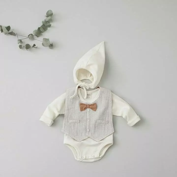 Lemonade - Korean Baby Fashion - #babyboutiqueclothing - Lucian Tuxedo
