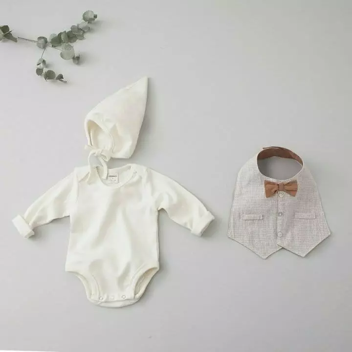 Lemonade - Korean Baby Fashion - #babyclothing - Lucian Tuxedo - 2