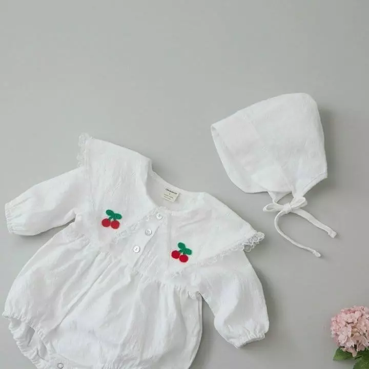 Lemonade - Korean Baby Fashion - #babyfever - Butterfly Cherry Bodysuit