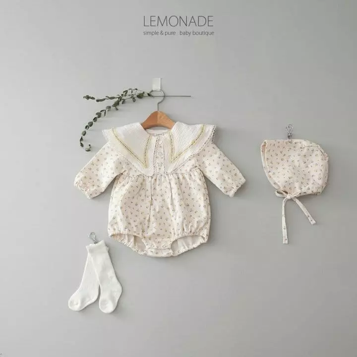 Lemonade - Korean Baby Fashion - #babygirlfashion - Rose Bodysuit - 2