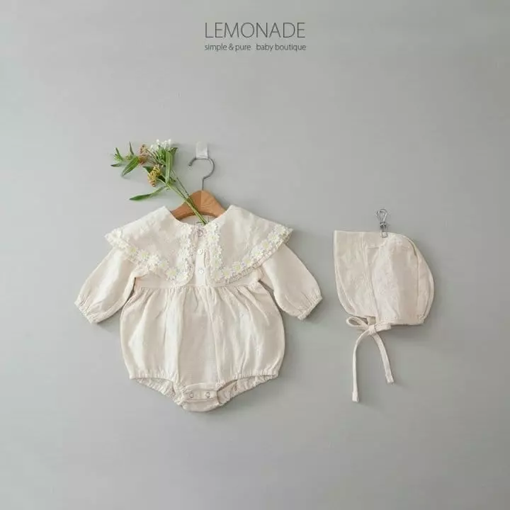 Lemonade - Korean Baby Fashion - #babygirlfashion - Butterfly Flower Bodysuit