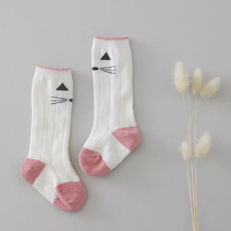 Lemonade - Korean Baby Fashion - #babylifestyle - Kitty Socks [set of 2]