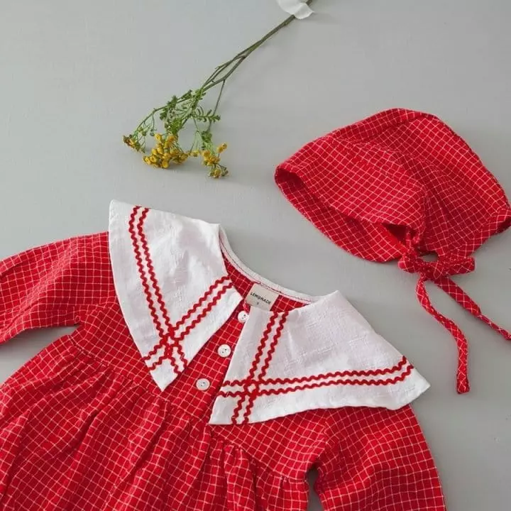 Lemonade - Korean Baby Fashion - #babygirlfashion - Butterfly Check Bodysuit - 4