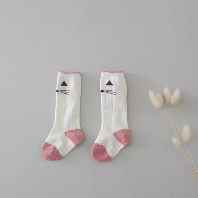 Lemonade - Korean Baby Fashion - #babyoninstagram - Kitty Socks [set of 2] - 2