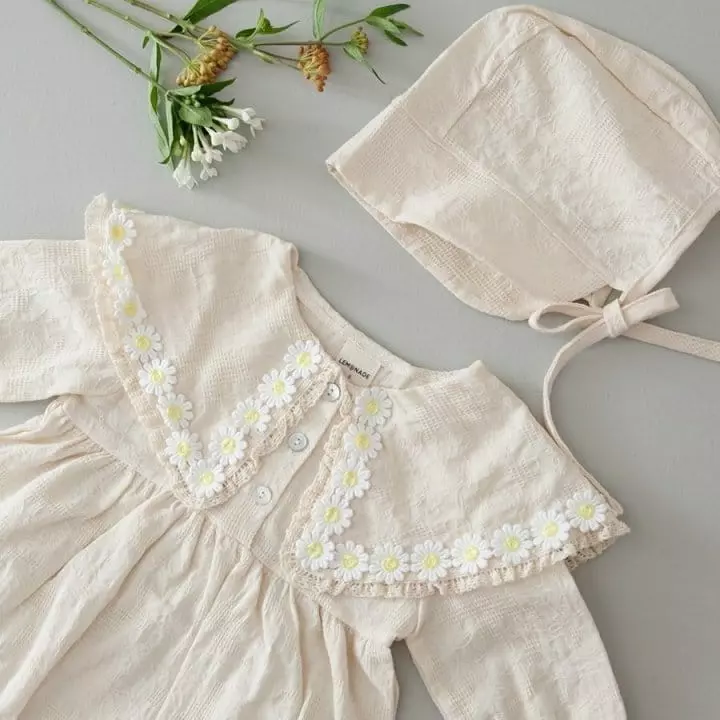 Lemonade - Korean Baby Fashion - #babyoninstagram - Butterfly Flower Bodysuit - 3
