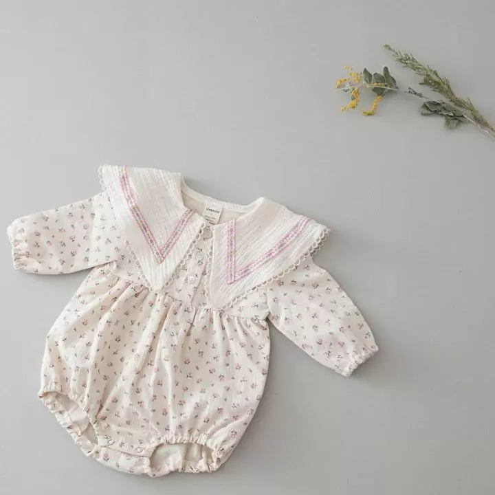 Lemonade - Korean Baby Fashion - #babyootd - Rose Bodysuit - 5