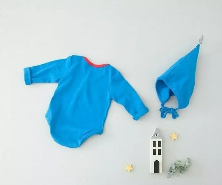 Lemonade - Korean Baby Fashion - #babyootd - Solid Captain Bodysuit - 2