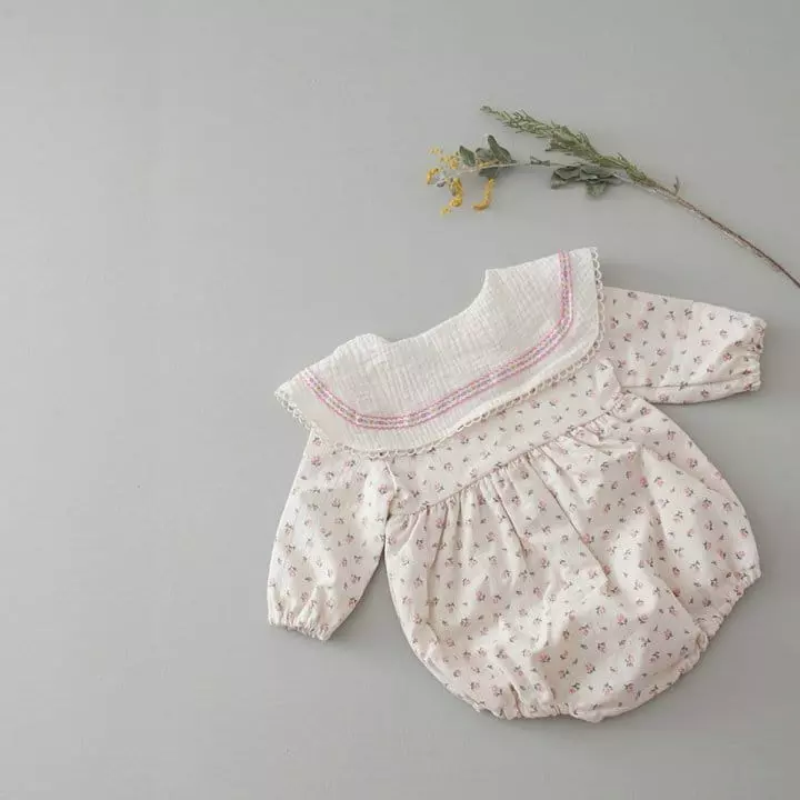 Lemonade - Korean Baby Fashion - #babyoutfit - Rose Bodysuit - 6
