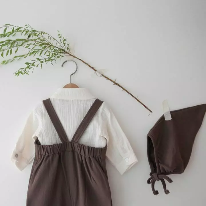 Lemonade - Korean Baby Fashion - #babyoutfit - Kid Dungarees Bodysuit - 5