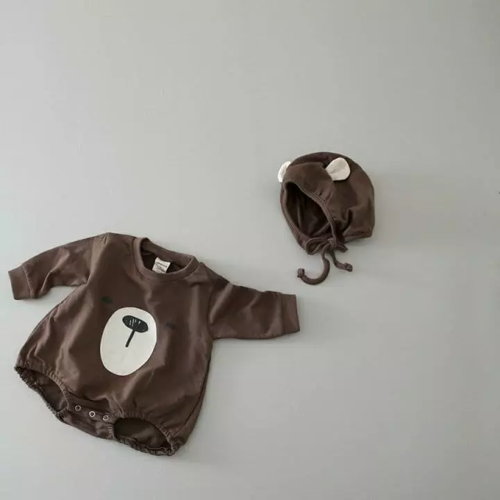 Lemonade - Korean Baby Fashion - #babyoutfit - Bear Bodysuit - 2