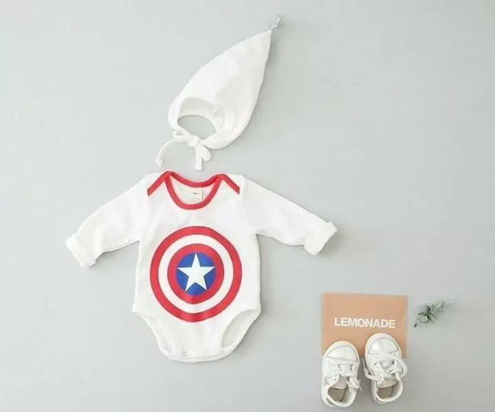 Lemonade - Korean Baby Fashion - #babywear - Solid Captain Bodysuit - 5