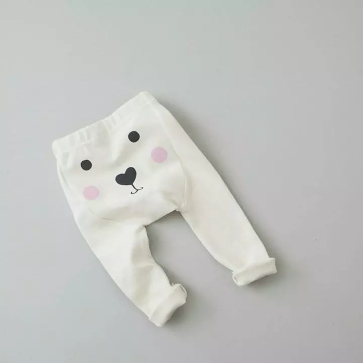 Lemonade - Korean Baby Fashion - #babywear - Bear Leggings - 2