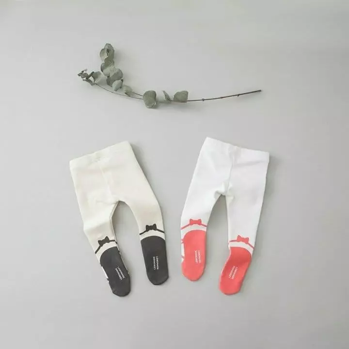 Lemonade - Korean Baby Fashion - #onlinebabyboutique - Ballet Foot Leggings - 2