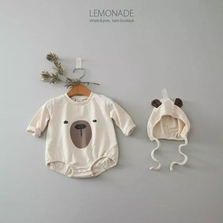 Lemonade - Korean Baby Fashion - #onlinebabyboutique - Bear Bodysuit - 5