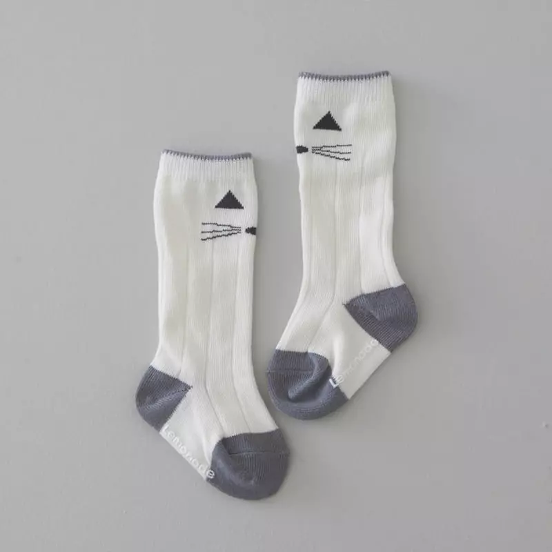 Lemonade - Korean Baby Fashion - #onlinebabyshop - Kitty Socks [set of 2] - 8