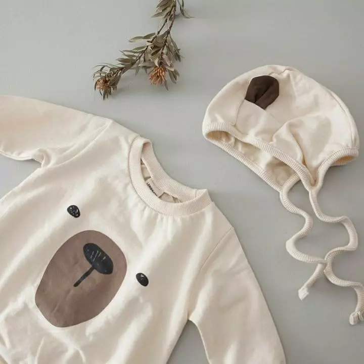 Lemonade - Korean Baby Fashion - #onlinebabyshop - Bear Bodysuit - 6