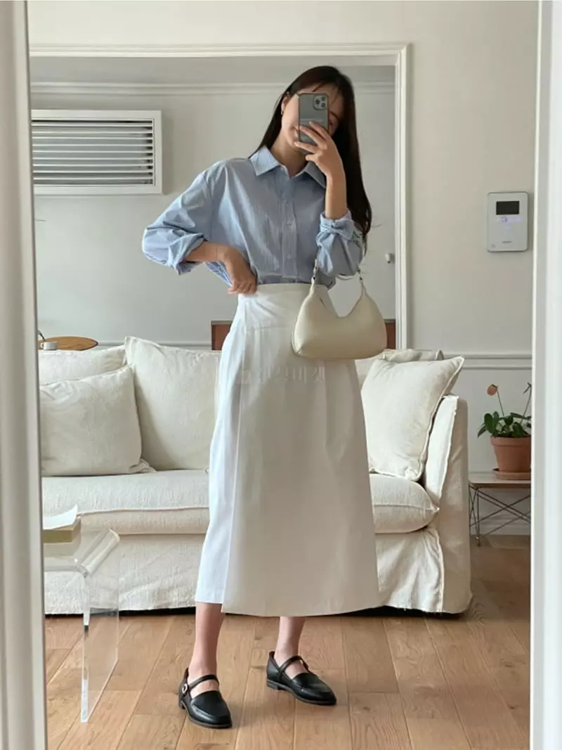 Likewater - Korean Women Fashion - #pursuepretty - Stripe Shirt - 2