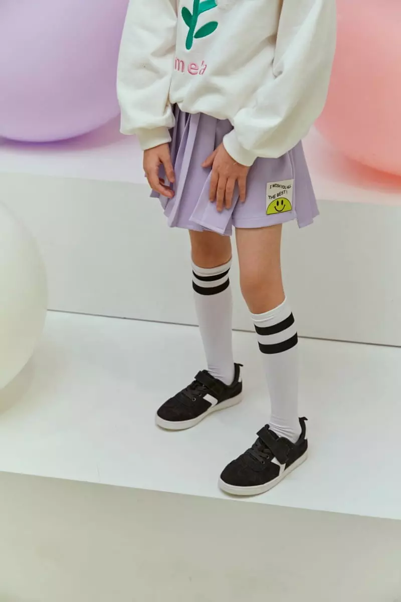 Lilas - Korean Children Fashion - #kidsshorts - Wrinkle Skirt - 3