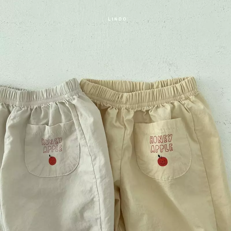 Lindo - Korean Children Fashion - #Kfashion4kids - Apple Pocket Pants - 3