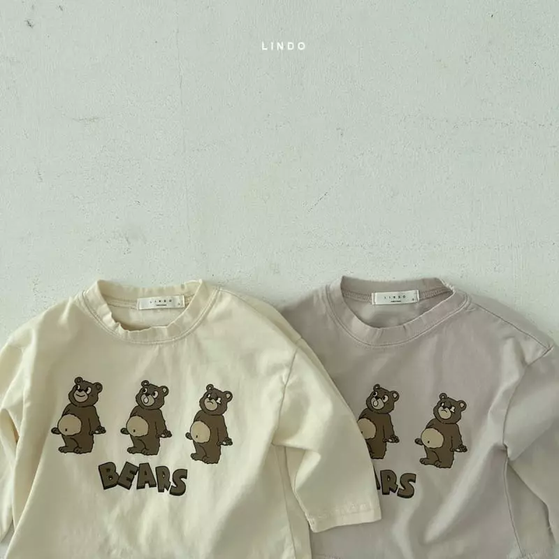Lindo - Korean Children Fashion - #designkidswear - Three Bears Tee - 3