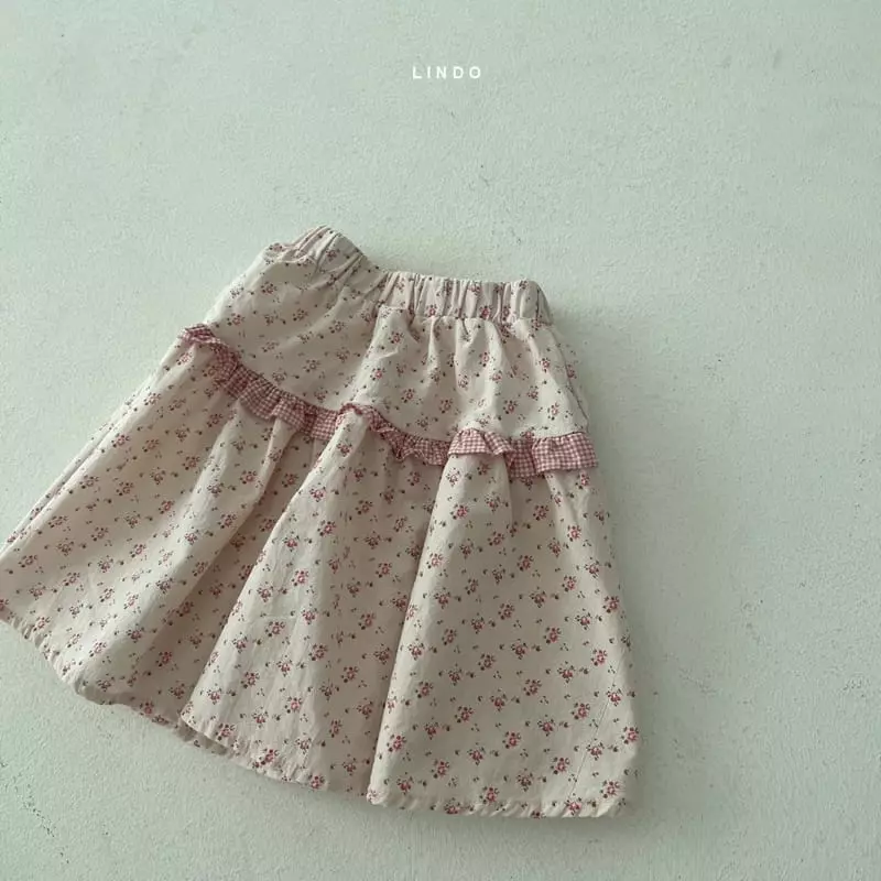 Lindo - Korean Children Fashion - #discoveringself - Check Frill Skirt - 4